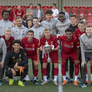 Liverpool lift Ronnie Swan Trophy at Ainslie Park